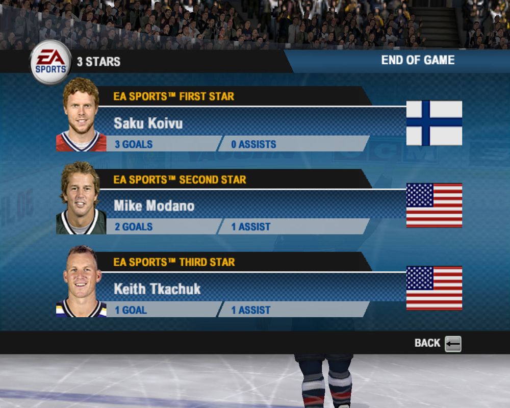 NHL 06 screenshot 4 for Gamecube